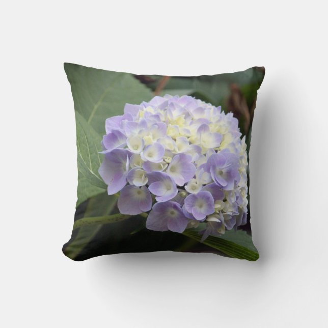 Cojín Decorativo Hidrangea azul Pillow (Anverso)