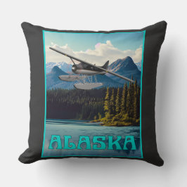 Cojín Decorativo hidroavión de Alaska