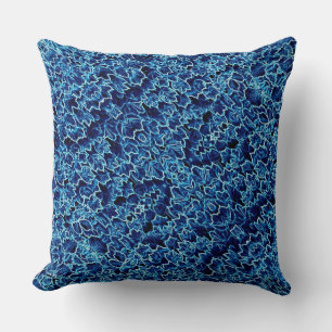 Cojín Decorativo Hiedra Azul Escarchada Fría