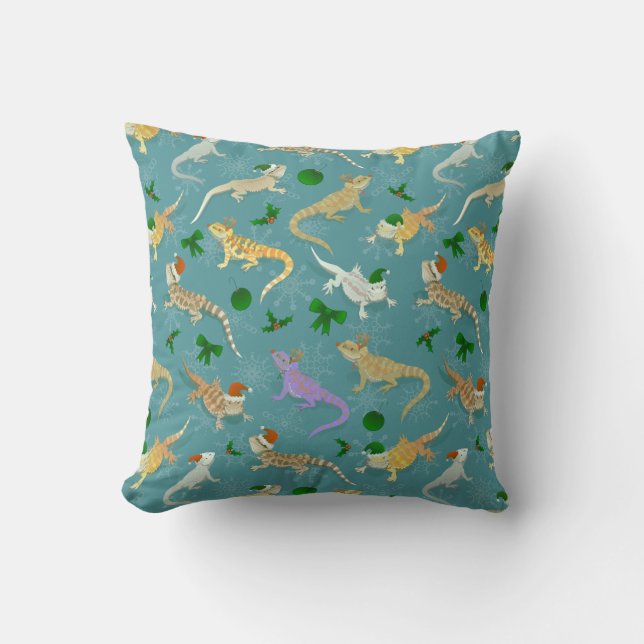 Cojín Decorativo Hielo feriado Dragon Morph Beart (Anverso)