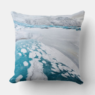 Cojín Decorativo hielo glaciar congelado, Islandia