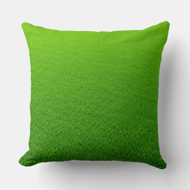Cojín Decorativo Hierba Verde (Anverso)