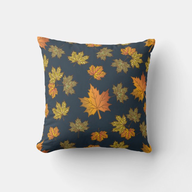 Cojín Decorativo Hierbas de Otoño & Bellotas (Anverso)