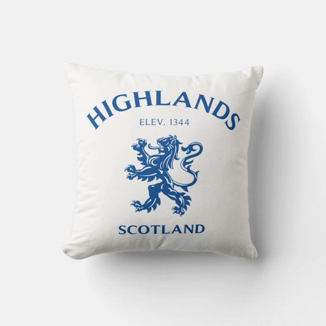 Cojín Decorativo HIGHLANDS Escocia (Anverso)