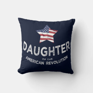 Cojín Decorativo Hija de la Revolución Americana DAR Estrella grand