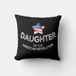 Cojín Decorativo Hija de la Revolución Americana DAR Star 