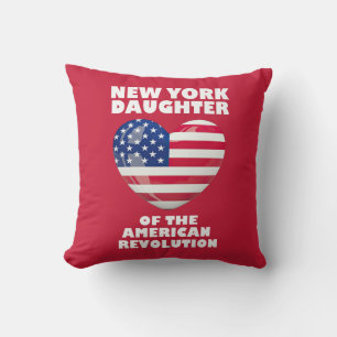 Cojín Decorativo HIJA DE LA REVOLUCIÓN AMERICANA NUEVA YORK DAR Org