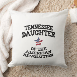Cojín Decorativo Hija Tennessee de la Revolución Estadounidense