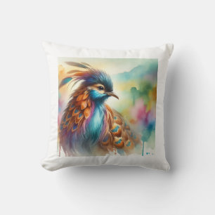 Cojín Decorativo Himalayan Monal Bird 290824AREF105 - Watercolor