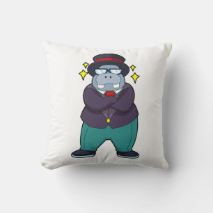 Cojín Decorativo Hippo como novio con traje.PNG