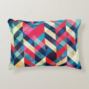 Cojín Decorativo Hipster zigzag: granulado patrón sin costuras.