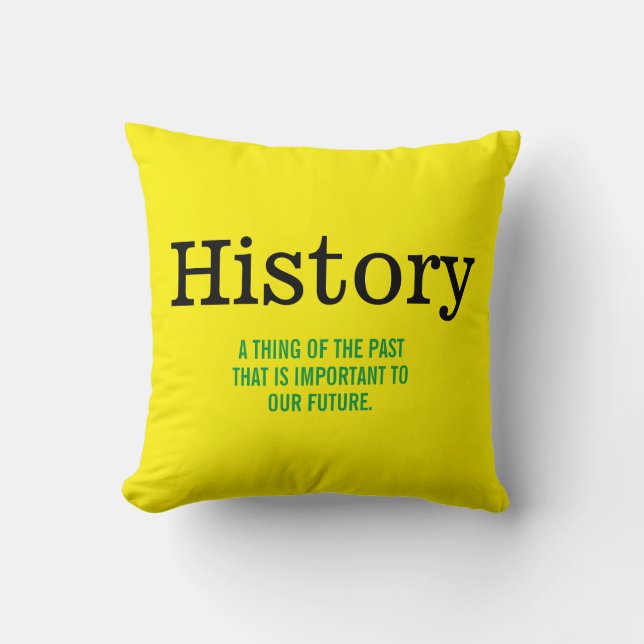 Cojín Decorativo Historia (Anverso)