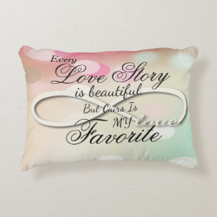 Cojín Decorativo Historia de amor