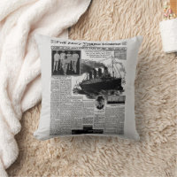 Historia de un periódico vintage Titanic