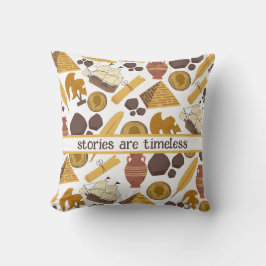 Cojín Decorativo Historia del arte medieval vintage Renacimiento Fe