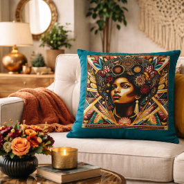 Cojín Decorativo Historia negra, un tributo en los hilos de discusi