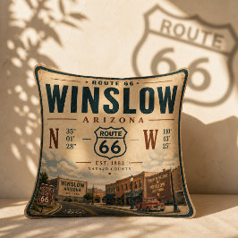 Cojín Decorativo Histórica Ruta 66 Winslow Comfort