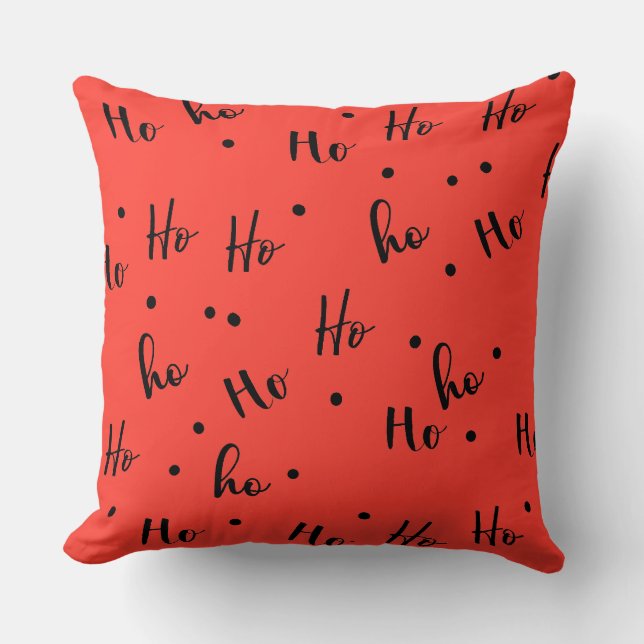 Cojín Decorativo Ho ho ho (Anverso)