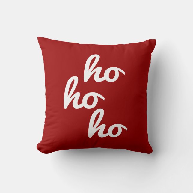Cojín Decorativo Ho-ho-ho (Anverso)