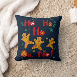 Cojín Decorativo ¡Ho Ho Ho Ho Oh No! Camiseta