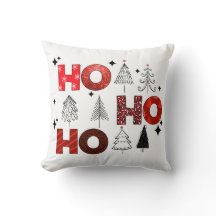 Ho Ho Ho Ho Red Christmas Trees vacaciones de invi