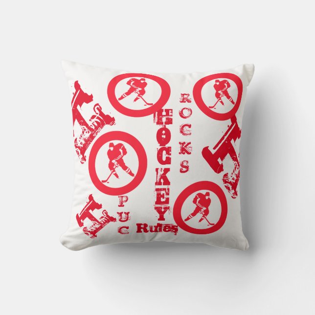 Cojín Decorativo Hockey (Anverso)