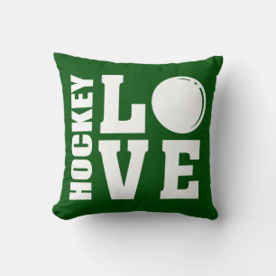 Cojín Decorativo Hockey Love Green