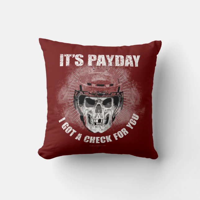 Cojín decorativo Hockey Payday (Anverso)