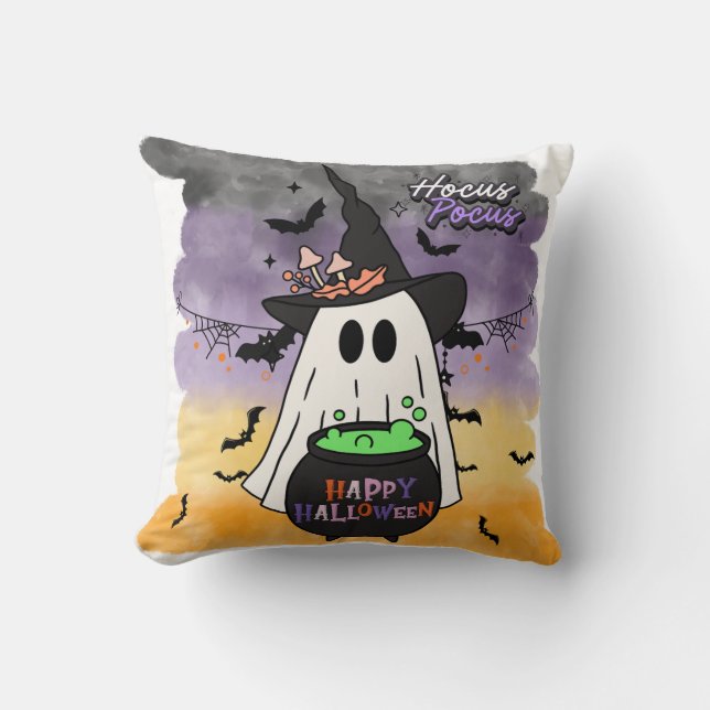 Cojín Decorativo Hocus Pocus Ghost (Anverso)