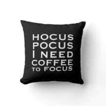 Hocus POCUS Necesito que el CAFÉ se centre