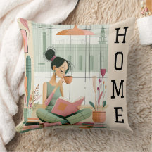 Hogar de chica acogedor de estilo moderno de media