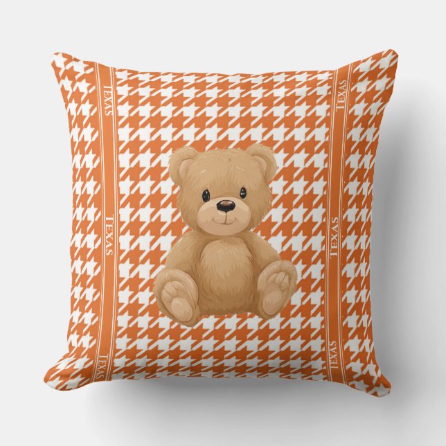 Cojín Decorativo Hogar de Houndstooth (Anverso)