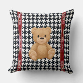 Cojín Decorativo Hogar de Oso de Lunares