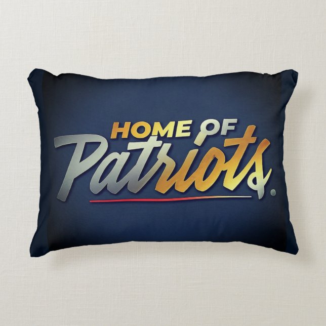 Cojín Decorativo Hogar de Patriotas (Anverso)