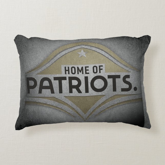 Cojín Decorativo Hogar de Patriotas (Anverso)