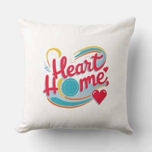 Cojín Decorativo Hogar del corazón