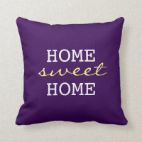 Hogar dulce casero púrpura oscuro - decoración