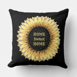 Cojín Decorativo Hogar Dulce Hogar Girasol