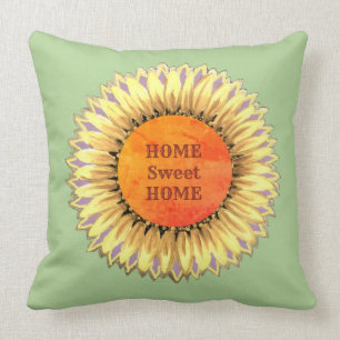Cojín Decorativo Hogar Dulce Hogar Girasol