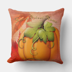 Cojín Decorativo Hogar Dulce Hogar Rústico Vintage País Otoño