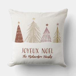 Cojín Decorativo Hogar festivo de Navidades Joyeux Noel
