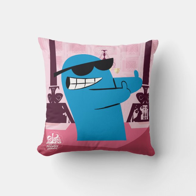 Cojín Decorativo Hogar Foster para amigos imaginarios | Guay Bloo (Anverso)