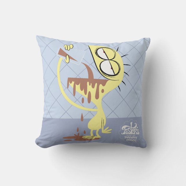 Cojín Decorativo Hogar Foster para amigos imaginarios | Queso (Anverso)