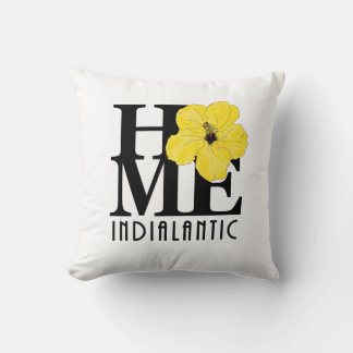 Cojín Decorativo HOGAR Indialantic Florida Hibisco Amarillo
