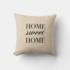 Cojín Decorativo Hogar Sweet Home Beige Farmhouse Pillow