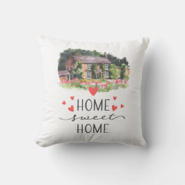 Cojín Decorativo Hogar Sweet Home House Gardener Rustic