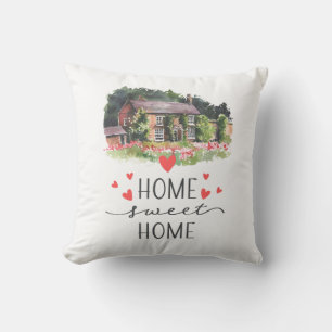 Cojín Decorativo Hogar Sweet Home House Gardener Rustic