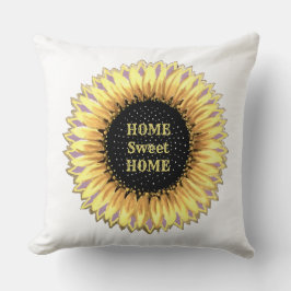 Cojín Decorativo Hogar Sweet Home Sunflower