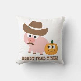 Cojín Decorativo ¡Hoggy Fall Y'all!
