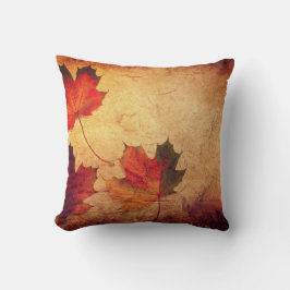 Cojín Decorativo Hoja de Arce Otoño